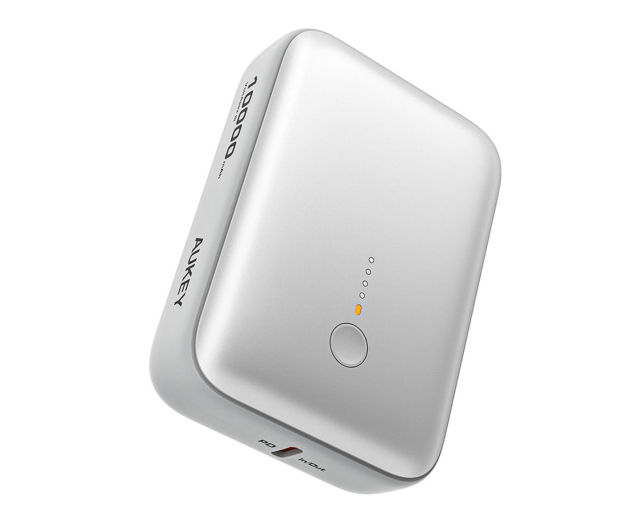 Aukey Powerbank Spark Mini 10000mAh 22.5W srebrny - 1471909 - zdjęcie 2